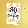 Friendly Fox Geburtstagskarte runder Geburtstag - 80. Produktbild-Vorschau 3