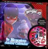 A Miraculous Ladybug themed advent calendar box, featuring characters from the show and a circular window showcasing some of the included beauty and accessory surprises. Produktbild-Vorschau