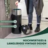 eluno Pushmülleimer 25 Liter aus Stahlblech, Retro Produktbild-Vorschau 4