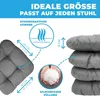 Pillows24 – 4x Sitzkissen Outdoor 40x40 – Extra dicke 8cm – Produktbild-Vorschau 6
