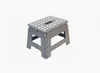 Klapphocker, Klapptritt, Tritthocker Grau Faltbar H 22cm Produktbild-Vorschau 1