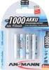 Batteria ricaricabile Ansmann NiMH tipo 1000 AAA Micro Anteprima dell’immagine prodotto 2