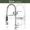 Wasserhahn Küche Ausziehbar Küchenarmatur mit Zwei Auslauf Produktbild-Vorschau 2