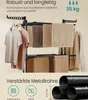 A product image showcasing a multi-tiered drying rack with clothes and towels, accompanied by descriptive text and diagrams. Produktbild-Vorschau