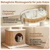 Yaheetech Kratzbaum aus PE-Rattan 71,5 cm, stabiler Produktbild-Vorschau 7