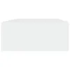 A white rectangular shelf against a white background. Produktbild-Vorschau