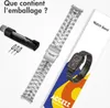 Accezz Bracelet acier pour la Samsung Galaxy Watch 4 / 5 / Voir les images du produit 8