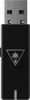 A black USB dongle with a logo. Produktbild-Vorschau