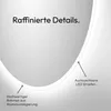 LED Badspiegel 60 cm, rund, Aluminiumrahmen, Lichtfarbe Produktbild-Vorschau 2