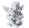 Rosenthal Engel klein -  Weiss matt -  Engel mit Hase Produktbild-Vorschau 1