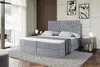 A bedroom scene with a bed, nightstands, and artwork. Produktbild-Vorschau
