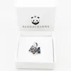 PANDACHARMS Schmetterling mit blauen Flügeln Charm Produktbild-Vorschau 3