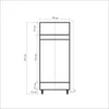 Skye Decor, stile - 729, armadio, rovere Sonoma, pannelli Anteprima dell’immagine prodotto 8