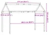 vidaXL Dach für Kinderbett 217x95,5x159 cm Massivholz Produktbild-Vorschau 7
