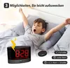 Extra lauter Wecker mit Funk-Vibration, für Schwerhörige & Produktbild-Vorschau 4