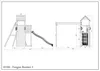 Fungoo Spielturm "Boomer 3" KDI mit Rutsche, Produktbild-Vorschau 6