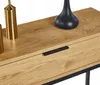 Prístenný stolík HUSKAR - dub / čierny Náhľad obrázku produktu 5