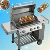 Grillkorb Edelstahl rund – Zylinder Grillnetz mit Griff für Produktbild-Vorschau 9