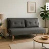 2-Sitzer Schlafsofa skandinavischer Stil aus Stoff Elettra Produktbild-Vorschau 6