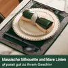 36 teiliges Edelstahl Besteckset mit Steakmesser Schwarz, Produktbild-Vorschau 6