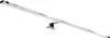 LED Wandleuchte Aluminium Glas IP44 B: 90 cm Chrom länglich Produktbild-Vorschau 1