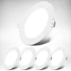 B.K.Licht Lot de 5 spots LED encastrables 230V, IP20, extra Voir les images du produit 1
