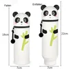 2-in-1 Silikon Federmäppchen Panda, Federtasche aus weichem Produktbild-Vorschau 2