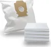 A vacuum cleaner bag and a stack of vacuum cleaner bags on a white background. Produktbild-Vorschau