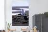 MuchoWow® Poster Schneeeule landet am Strand 120x180 cm - Produktbild-Vorschau 2