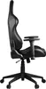 A side view of a black gaming chair. Podgląd zdjęcia produktu
