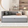 Sweiko Canapé-lit multifonctionnel en forme de L avec lit Voir les images du produit 3
