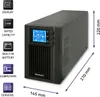 Qoltec - UPS - 800 Watt - 1000 VA Anteprima dell’immagine prodotto 4