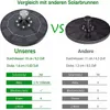 LED Solar Springbrunnen, Solar Teichpumpe mit Solar Panel, Produktbild-Vorschau 7