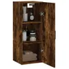 vidaXL Wandschrank Räuchereiche 34,5x34x90 cm Produktbild-Vorschau 5