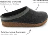 HAFLINGER Torben Grizzly Damen, Herren Schurwoll Hausschuhe Produktbild-Vorschau 55