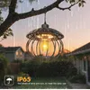 ZELURXX Solar Hängeleuchte Außen Gartenlampe mit Produktbild-Vorschau 4