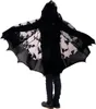 Umhang Fledermaus Halloween, Groesse:128 Produktbild-Vorschau 2