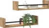 vidaXL Wandregal 2 pcs Artisan-Eiche 60 x 16 x 14 cm Produktbild-Vorschau 3