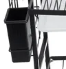 Livingandhome 2 Ebenen Geschirrabtropfgestell, Rostfreier Produktbild-Vorschau 4