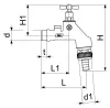 JS Auslaufventil Airtec 1/2 Zoll mit Knebeloberteil, RV und Produktbild-Vorschau 8