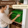 10 Kunststoff Eierlagen Mehrweg Eierhorden aus Plastik für Produktbild-Vorschau 3