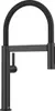 A black kitchen faucet with a flexible hose. Anteprima dell’immagine prodotto
