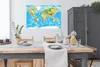 MuchoWow® Poster Weltkarte - Atlas - Farben - Kinder - Produktbild-Vorschau 3