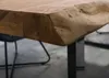 MASSIVMOEBEL24 Baumtisch Sheesham 220x100x77 natur gebeizt Produktbild-Vorschau 6