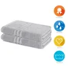 Lavea® 2er Set Duschtuch 70x140, Doppelpack, 100% Baumwolle Produktbild-Vorschau 3