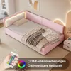 Sofa rozkładana z oświetleniem LED i pilotem, w tym stelaż Podgląd zdjęcia produktu 1