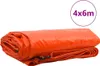 vidaXL Plane 650g / m² Orange 4 x 6 m Canvas mit Produktbild-Vorschau 1