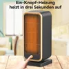 500W Schnellheizender PTC Heizlüfter, energiesparend, Produktbild-Vorschau 2