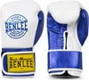 Guanti da boxe in pelle METALSHIRE Bianco/Blu 12 oz BENLEE Anteprima dell’immagine prodotto 2