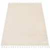 Teppich Indoor Outdoor Creme Fransen Ethno 140 x 200 cm Produktbild-Vorschau 8
